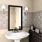 STG/A407/1266H Вставка Амальфи орнамент коричневый 9,8х9,8 Kerama Marazzi