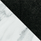 4101199 Flag Black White 18,6x18,6 41ZERO42