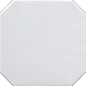 20547 Octagon Blanco Mate 20*20 EQUIPE