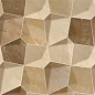 Marble Beige Decor Estrellas Rectificado 30x90 Novacera