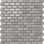 AS33 Marvel Bardiglio Grey Mosaico Lappato Burattato 29.8x29.8 Atlas Concorde