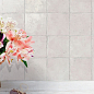 Florentina Lilia White 15x15 Nanda Tiles