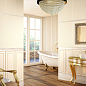 Loire Moldura Candes Ivory 5x25 Ape Ceramica