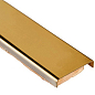 БМ 161 Бордюр металлический золото глянцевый 2.2х50 Роскошная мозаика фото в миниатюре 2