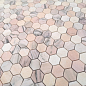 Rosa Salmone POL hex 23x40x7 292x289x7 Caramelle Mosaic