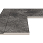 Угол фарфорового поручня наружный 90 Pool Garden Anthracite 25x50 Serapool фото в миниатюре