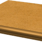Aquarius Beige Ступень наружная с капиносом 33х33 Paradyz