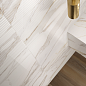 620070000634 Charme Evo Statuario Scalino Angolare Sinistro 33x60 Italon