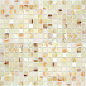 Pietrine Onice Jade Bianco POL 1.5x1.5 30.5x30.5 Caramelle Mosaic