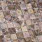 Art Emperador dark MAT 48x48x8 300x300x8 Caramelle Mosaic