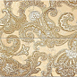Sfumato Beige Paisley панно (комплект 2шт) 50.5x40.2 Azori