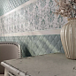 BLE021 Бордюр Багет Браганса голубой матовый 25х5,5 Kerama Marazzi
