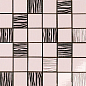 301303 Alterego Mosaico Platino Rosa 20x40 Dado Ceramica