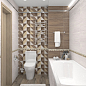 34008 Village голубой микс 25х50 Laparet