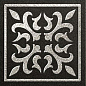 Вставка Палермо черный (серебро) 6х6 Freelite Decor