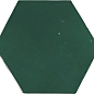 122086 ZELLIGE HEXA EMERALD 10,8x12,4 WOW