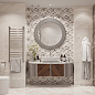 GT142VG Sonesta Бежевый геометрия 50x25 Global Tile