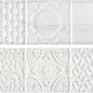 Belvedere Relieve Blanco 10x30 Monopole Ceramica
