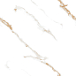 Calacatta Sharp Gold Белый Полированный 60х60 Ceradim