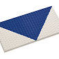 24200 Стрелка на плитке Antislip с сетчатой поверхностью Unglazed-Cobalt 12x24,5 Serapool