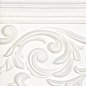 DECOR POESIA WHITE 17.8x15 Ape Ceramica