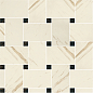 240531 MARBLE MOSAICS INTRECCIO BIAN-NERO 29,1x29,1 Versace (Gardenia Orchidea)