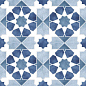 Rabat Blue 45x45 Kerlife (Navarti)