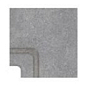 Внутренний угол закругленный Cement Grey Handle 25x25 Serapool