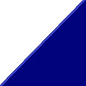 TR1/2D11-1CH Blue (Cobalt) Half Dot Triangles 2,5х2,5 Top Cer