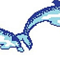 Y345-2 Porcelain Mosaic Design Dolphin-7 5x5 (720x330) Serapool