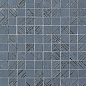 fOY0 Bloom Metal Blue Silver Mosaico 30,5x30,5 FAP Ceramiche