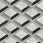PF60014145 Tarsia Lozenge Nero Deco Lux 3D Rett 60x120 Versace (Gardenia Orchidea)