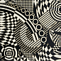 0262767 Optical Bianco/Nero (mix 2 soggetti) 78x78 Versace (Gardenia Orchidea)