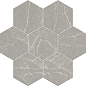 Cosmo Hex Silver 20x24 Click Ceramica