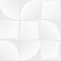 Blanc white 02 рельеф 30х50 Gracia Ceramica