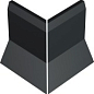 100TE0NOI Angle EXT PAR BLACK NOI 10x10 Winckelmans