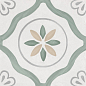 Sirocco Green Petals 22,3x22,3 Harmony
