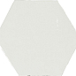 122078 ZELLIGE HEXA WHITE 10,8x12,4 WOW