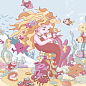 Sirena Панно (из 2штук) 40x50 Europa Ceramica