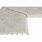 Угол фарфорового плоского поручня внутренний Beige Stone 25x50 Serapool фото в миниатюре