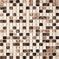 PIX271 Emperador Dark, light, Crema Nova из мрамора матовая 15x15 305х305x4 Pixmosaic