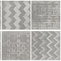 CUADRADO GLAM Grey 23.5x23.5 ATRIVM