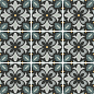 A038627 Daisy NIGHT 15x15 Ape Ceramica