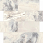 767785 Onyx&More White Blend Glossy Modulo Muretto 6mm 7,5x15 30x30 Casa Dolce Casa