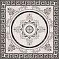Roseton Nero 4 45x45 Absolut Keramika