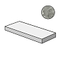 620070001007 Charme Extra Silver Scalino Angolare Sx 33x120 Italon