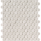 fNSV Milano&Floor Bianco Round Mosaico Matt 29.5x32.5 FAP Ceramiche