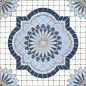Monotone Denim Decor Matt 20x20 Motto