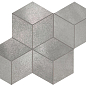 A0UL Blaze Aluminium Mosaico Esagono Lapp 30x35 Atlas Concorde