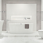 Senza White 44.8x44.8 Tubadzin